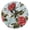 Black, variant on Round Clock Black Clock 9.84*9.84 Inch Round Art Clock Decorative Clock Creative Clock Dual-Purpose Clock Wall Clock Clock Fashion Decoration Oil Painting Rose