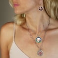 thumbnail image 4 of 5pcs Round Photo Locket Pendant Floating Memory Locket Necklace Charm Jewelry Pendant, 4 of 8