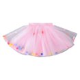 thumbnail image 4 of Tutu Skirt for Girls Size 10 Pleated Lace Mesh Skirts Colorful Holiday Carnival Party Dress Princess Ballet Dance Dresses Girl's Tutus Pink 3-4 Years, 4 of 4
