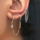 thumbnail image 5 of onlyliua Liquidación Pendientes de Moda Pendientes de Hip Hop, 5 of 6