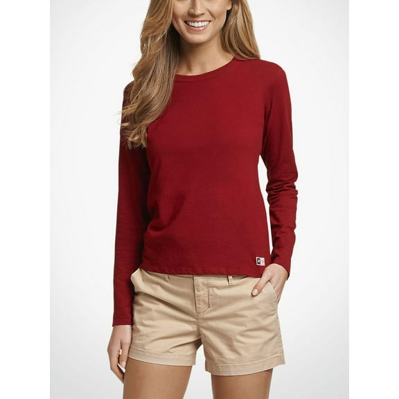 Russell Athletic Women's Cotton Performance Long Sleeve Tee