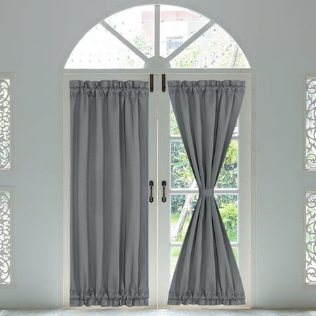 French Door Curtains Thermal Insulated Blackout Curtain Door
