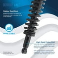 thumbnail image 6 of Detroit Axle - Front Struts Assembly + Inner Outer Tie Rods + Upper Lower Ball Joints + Front Rear Sway Bars Replacement for 1996-2002 Toyota 4Runner [V6 4x4 ONLY] - 14pc Set, 6 of 6