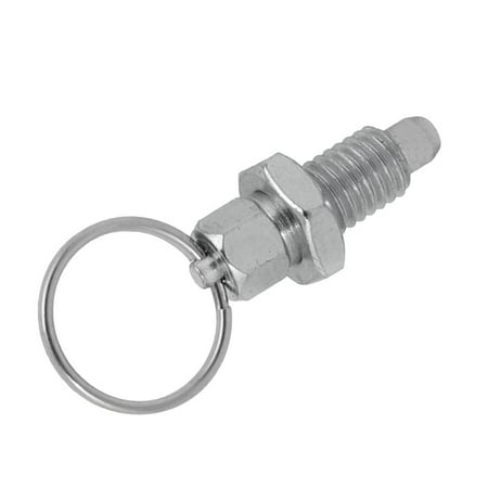 

Index Plunger Steel Pull Ring And Lock Nut Spring Loaded Plunger M6- .