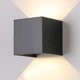 thumbnail image 1 of 12w llevó la luz de la pared al aire libre/interior negro, impermeable Ip65 ajustable hacia arriba y hacia abajo, 1 of 5