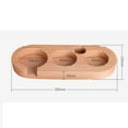 thumbnail image 5 of Coffee Stand, 4 Slots, Duable Wooden 51mm, 58mm optional, Coffee Tamper Holder, Press , Base for Office Espresso home and cafe Kitchen , 58mm, 5 of 8