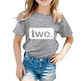 thumbnail image 1 of TZEWGL Tees For Girl Boy Short Sleeve Graphic Prints Trendy Fans Present Top For Newborns size 2-3T, 1 of 6