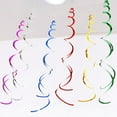 thumbnail image 7 of Tnobhg Party Double Spiral Hanging Decorations Set of 12 Colorful Swirls for Birthdays New Year Celebrations Double Helix Pendant Party Decorations, 7 of 7