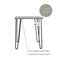 thumbnail image 4 of Lavish Home Modern End Table with Hairpin Legs and Woodgrain Finish (Gray), 4 of 9