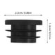 thumbnail image 2 of unbranded 40Ud Tapones De Plástico Negros Para Patas De Muebles Protectores Antideslizantes Para Sillas Y Mesas En Casa, 2 of 6