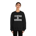 thumbnail image 3 of Kickboxing Kickboxer Sweatshirt, Gifts, Sweater Shirt, 3 of 9