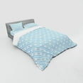 thumbnail image 3 of Ambesonne White Bedding Set 3 Pcs, Retro Nostalgic Polka Dot, Twin, Pale Blue, 3 of 3