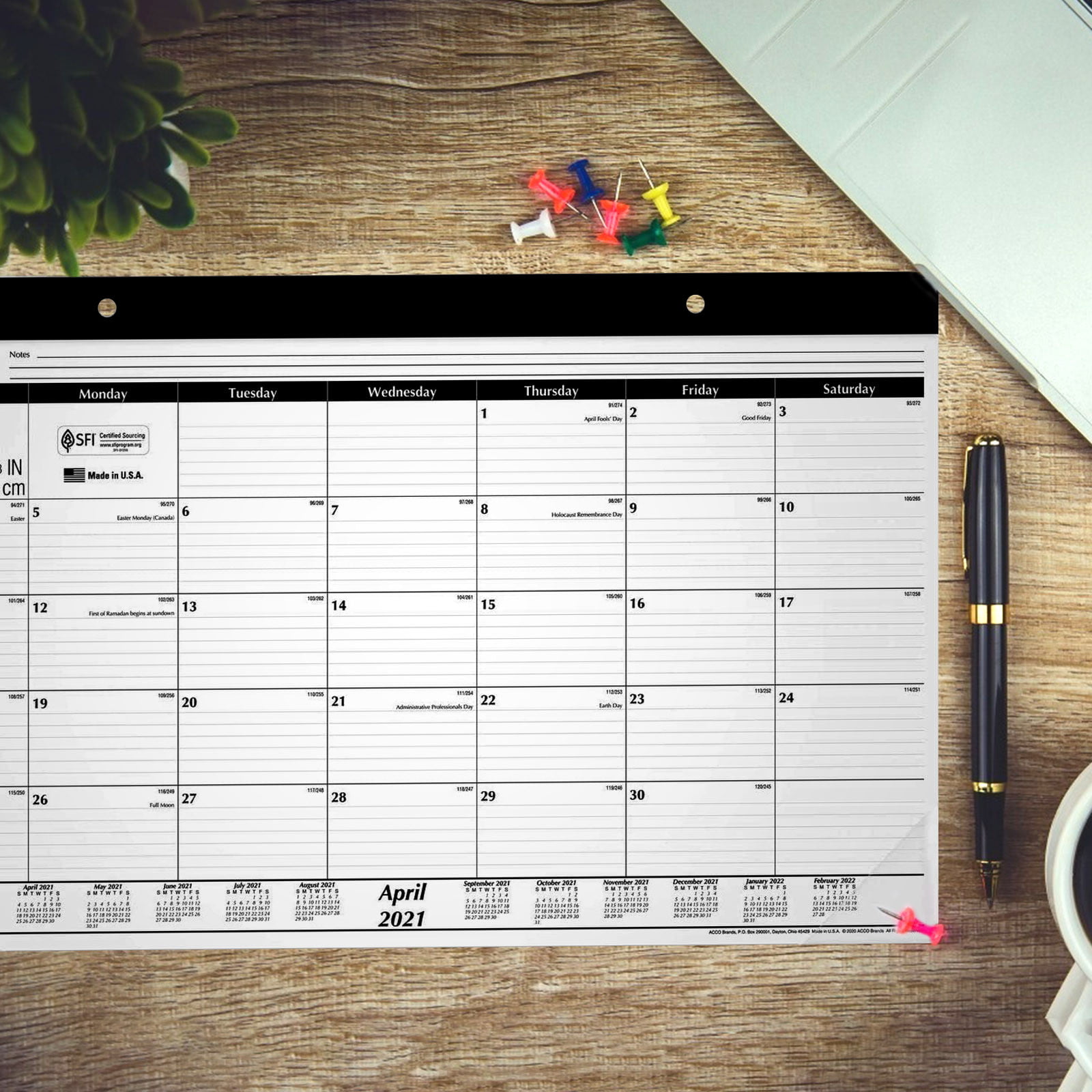 pvcs-academic-desk-calendar-2021-2022-mea-desk-calendar-monthly-for