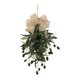 thumbnail image 4 of Guirnalda de Puerta con Hoja de Olivo Artificial Pendiente Decorativa Colgante de Ramo Teardrop Material Pp y Tela Adecuada para Colgar en Puertas Ventanas Paredes Decoración de Oficina Casa y, 4 of 8
