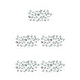 thumbnail image 3 of Minnieouse Paquete de 1000 diamantes de imitación Adornos de acrílico Gemas de dispersión de cristal Decoraciones de Estuche de blanco plateado 3MM 5piezas, 3 of 6