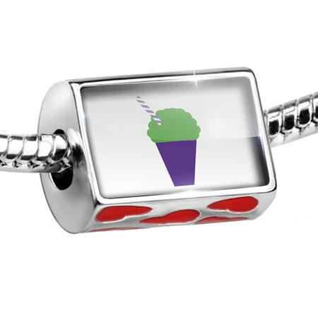 Simple Fit Snow Light - Bead Kids Design Green Snow Cone Charm Fits All European Bracelets