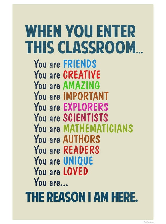 Succes onregelmatig Ananiver School Posters in Posters - Walmart.com