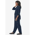 thumbnail image 3 of Jessica London Women's Plus Size 2-Piece Stretch Knit Cargo Set, 3 of 3