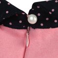 thumbnail image 5 of Richie House Girls' Pullover with Rabbit Pattern and Polka Dot Collar RH1433-01, 5 of 7
