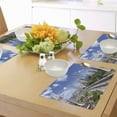 thumbnail image 4 of Ambesonne City Place Mats Set of 4, Kuala Lumpur in Clear Day, Standard Size, Pale Grey Blue Green, 4 of 6