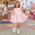 thumbnail image 5 of Lanbubble Girls Dresses Long Sleeve Sweat Party Dress Fall Clothes 3-7 Years, 5 of 6