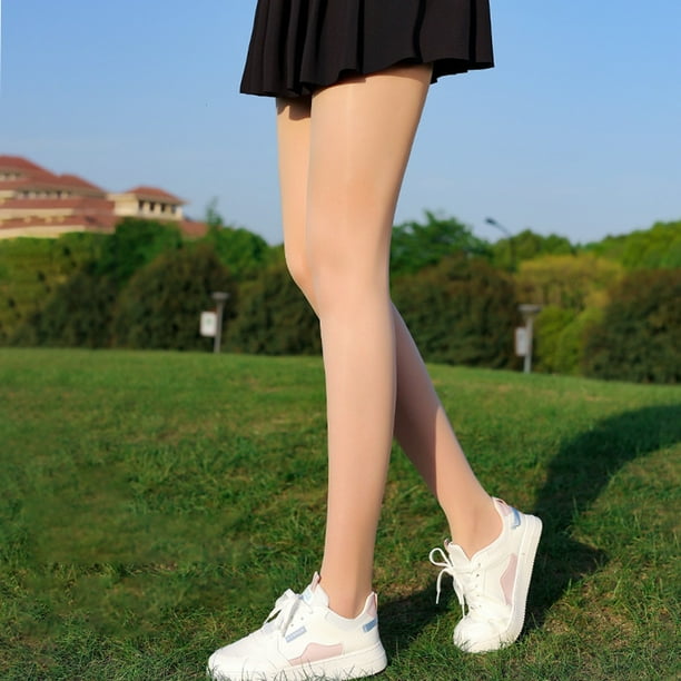 Women Summer Silk Stockings Outdoor Thin Breathable Sunscreen Pantyhose  High Elastic Golf Sports Leg Socks 