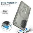 thumbnail image 3 of Dteck for Samsung Galaxy S25+ Case with Stand, Heavy Duty Military-Grade Protection Rugged Case for Galaxy S25 Plus Compatible with MagSafe, Kickstand Shockproof Phone Cover for S25 Plus,Gray, 3 of 4