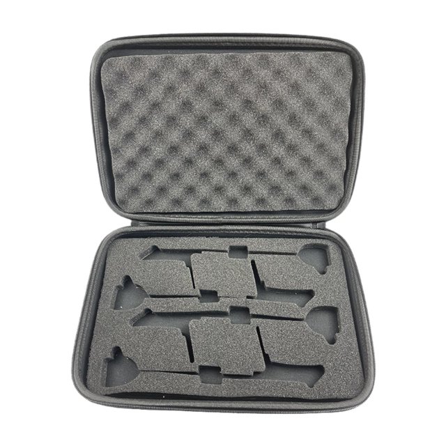 Bolsa de transporte para alarma de picadura de pesca, caja indicadora de picadura de caña oscilante, estuche organizador portátil compacto de