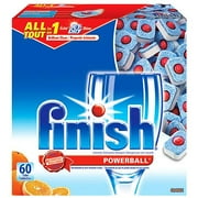 Finish Powerball Tablets, Orange Scent, 60-Count