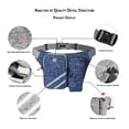 thumbnail image 3 of Inclined Span Kettle Running Pocket-Outdoor Mountaineering Nylon Pocket-Large Capacity Sports Pocket - blue, 3 of 5