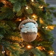 thumbnail image 3 of WKSCLPAI Christmas Forest Animal Acorn Ornaments, Cozy Cute Macron Color Animal-Theme Hanging Decorations, Xmas Tree Decor, Rustic Home Decor Holiday Accents, Holiday Gifts, 3 of 6
