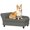 Gray 281, variant on Pink 2-Level Small Animal Cage for Rabbits, Chinchillas, Guinea Pigs with Wheels, Removable Tray, Ramp - 32L x 20.8W x 26H Inches, Iron and Plastic