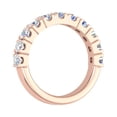 thumbnail image 2 of 1 Carat Diaamond Wedding Band Ring in 14K Rose Gold (Ring Size 5) (SI1-SI2 Clarity), 2 of 5