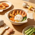 thumbnail image 3 of HWRETIE Fish Shaped Plastic Bowl Lightweight Dessert Soup Rice Salad Snack Serving Bowl for Home Kitchen Daily Dining Picnic Outdoor Use, 3 of 6
