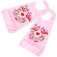 thumbnail image 4 of 2Pack Waterproof Adult Bib Mealtime Design 88x48cm Pink Clothing Protector For Elderly Disabled Patients, 4 of 4