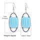 thumbnail image 3 of Pendientes para mujer, regalos para mujer, pendientes de moda con diseño de mascarilla de papel higiénico, impresión a doble cara, joyería de cuero, pendientes de moda., 3 of 3