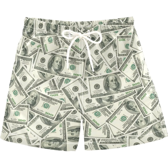 Boys Swim Trunks Beach Board Shorts Quick Dry Toddler Swimsuit Bathing Suits with Mesh Lining
