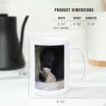 thumbnail image 5 of 15 fl oz Ceramic Mug, Polar Bear Cub in Cave, Dishwasher & Microwave Safe, 5 of 5
