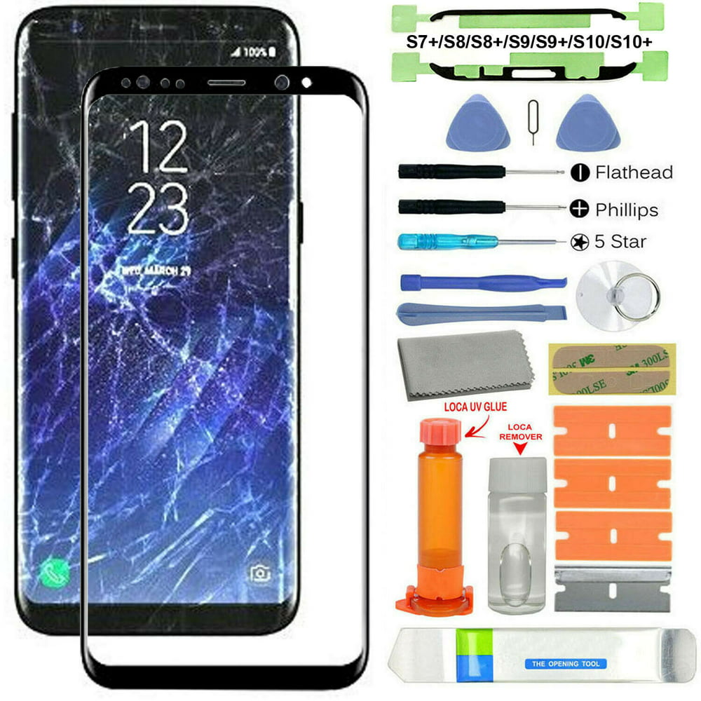 Front Glass Screen Replacement Repair Kit For Samsung Galaxy S7 Edge/S8
