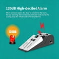 thumbnail image 3 of 120DB Rechargeable Door Stop Alarm, Portable Security Door Stopper Wedge, Anti-Theft Door Alarm for Home, Apartment, Hotel & Travel, 3 of 6