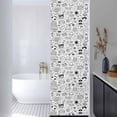 thumbnail image 3 of Video Game Window Privacy Film, Black White Game Controller Monochrome Static Cling UV Sun Blocking Heat Control Window Tint Day and Night, Non-Adhesive One Way Windows Privacy Cover 17.7''x78.7'', 3 of 7