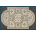 thumbnail image 3 of Vess, June Erica 24x17 Black Modern Framed Museum Art Print Titled - Parisian Ceiling Design, 3 of 5