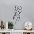 thumbnail image 3 of Maravilla minimalista, arte abstracto y escultura de metal fácil de instalar que añade un toque de sofisticación a tus paredes, perfecta para los amantes del diseño contemporáneo, 3 of 4