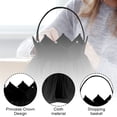 thumbnail image 7 of Jiibva Halloween Felt Candy Bag Princess Crown Trick or Treat Bags for Sweets Bags With Handle Halloween Goody Bags, 7 of 7