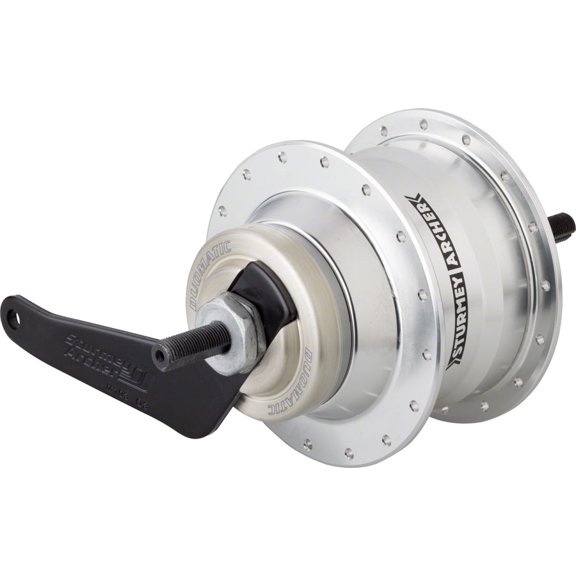 Sturmey Archer RX-RC5 5 Speed Hub: 32H, 135OLD, Coaster Brake, Silver