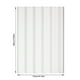 thumbnail image 3 of Cortina de ducha Lksixu de 120 x 180 cm, color sólido, con ganchos, impermeable, de secado rápido, ligera, de plástico, estilo minimalista, ideal para baños y spa., 3 of 8