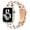 White Color Tortoise, variant on Resin Link Watch Band for Apple Watch 38/40/41/42mm(Series 10) Unisex - Pink