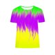 thumbnail image 5 of RKSTN Women's Mardi Gras Shirts Oversized Crewneck Funny Carnival Graphic Printed Short Sleeve T Shirts Pullover Top Womens Casual Plus Size Round Neck Loose Fits Comfy Holiday Tee Shirts, 5 of 5