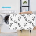 thumbnail image 7 of Bathroom Rugs Sets 3 Piece - Sketch Cool Goat Black White Absorbent Non Slip Bath Mats, U-Shape Toilet Lid Cover, Contour Mat, Soft Washable Shower Mats Bath Rug Mat for Bathroom Tub Toilet, 7 of 7
