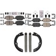 thumbnail image 1 of Transit Auto Front Rear Ceramic Disc Brake Pads and Parking Shoes Kit for Car Chevrolet Camaro Without Brembo Calipers KNN-101564, 1 of 11